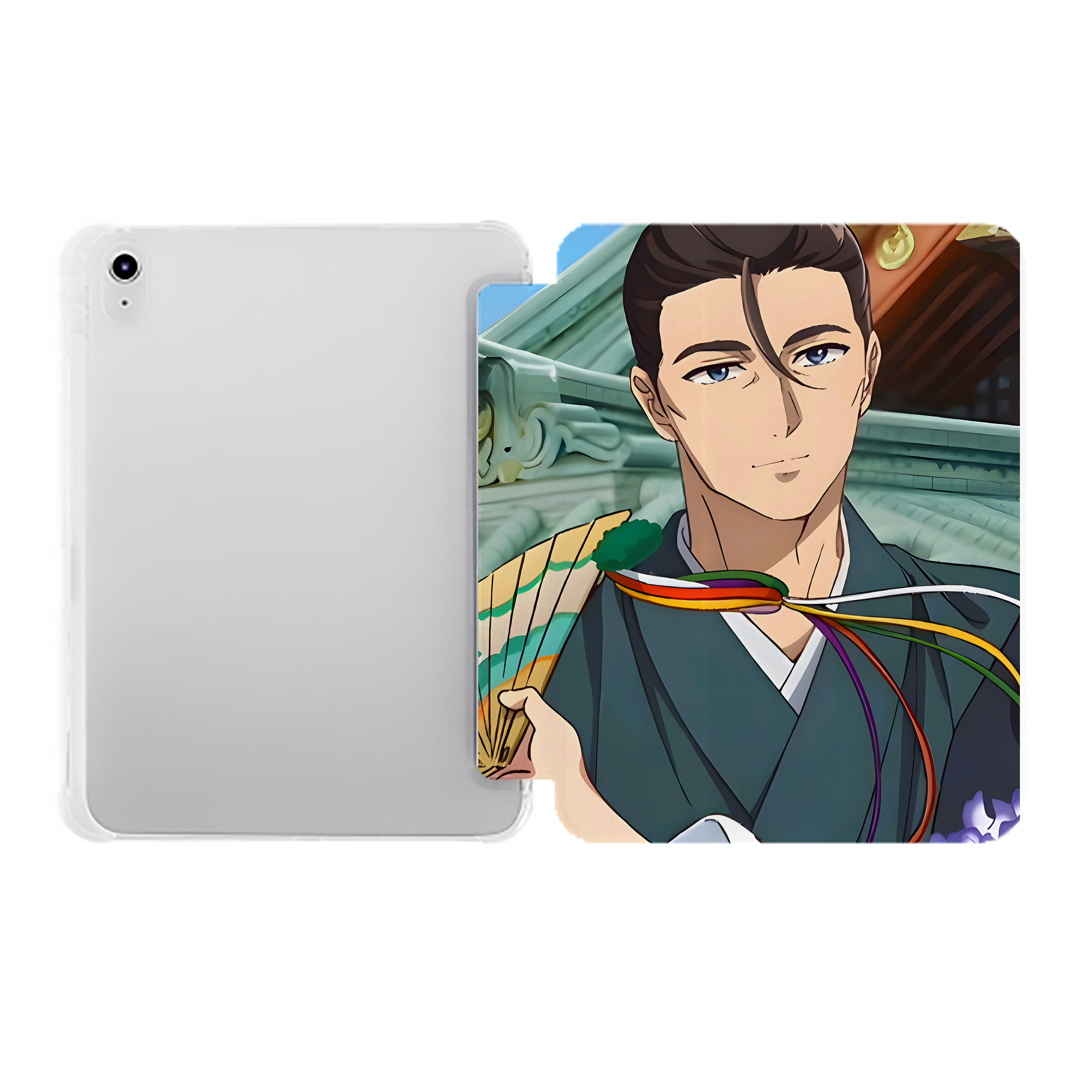 （画像用） 薬屋のひとりごと The Apothecary Diaries IPad ケース ペン収納付き 三つ折りスタンド PUレザー×シリコン 対応機種9.5/10.5/10.9インチ